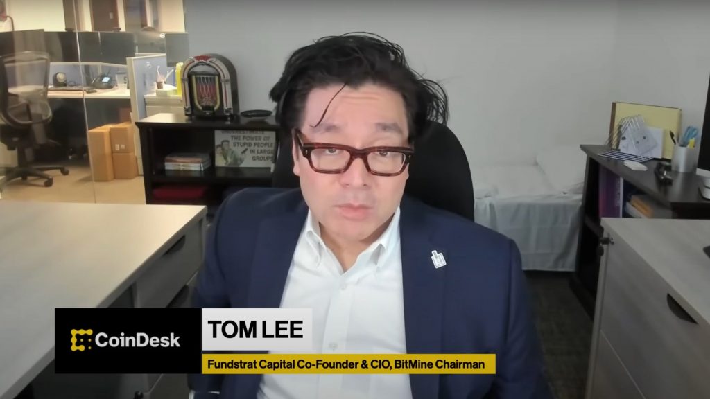 Wall Street Is Buying Crypto ‘Quietly’ — And That’s Bullish, Says Bitmine’s Tom Lee