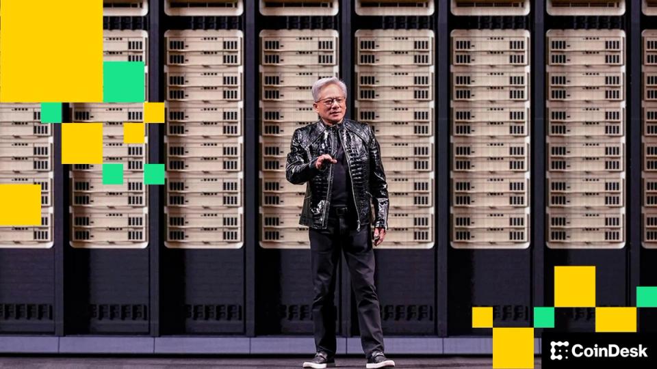 AI-linked crypto tokens surge as Nvidia’s Jensen Huang touts agentic future